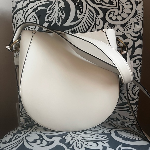 NWT Coach Maddy Hobo Bag Glovetanned Smooth Leather Cream - Picture 6 of 8